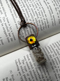 Snake Shed & Reptile Eye Essential Oil Roller Pendant • Electroformed Copper