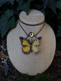 Golden Eye • Butterfly Pendant • Electroformed Copper